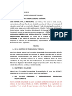 J. TRABAJO ORDINARIO Damanda Por Despido Directo e Injustificado y Pago Prestaciones Retenidas