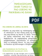 Ang Pandaigdigang Pangyayari Tungo Sa Pag-Usbong NG Pakikibaka