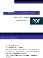 Intro To Microprocessor Systems