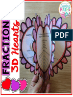 3DFractionHeartsAMathCraftivityFREEBIE PDF