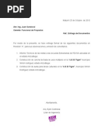 Modelo de Carta de Entrega
