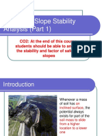 Slope Stability Analysis (Part 1