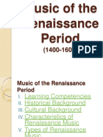 Renaissance Period-Music