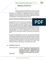 2.0 Memoria Descriptiva - Paico PDF