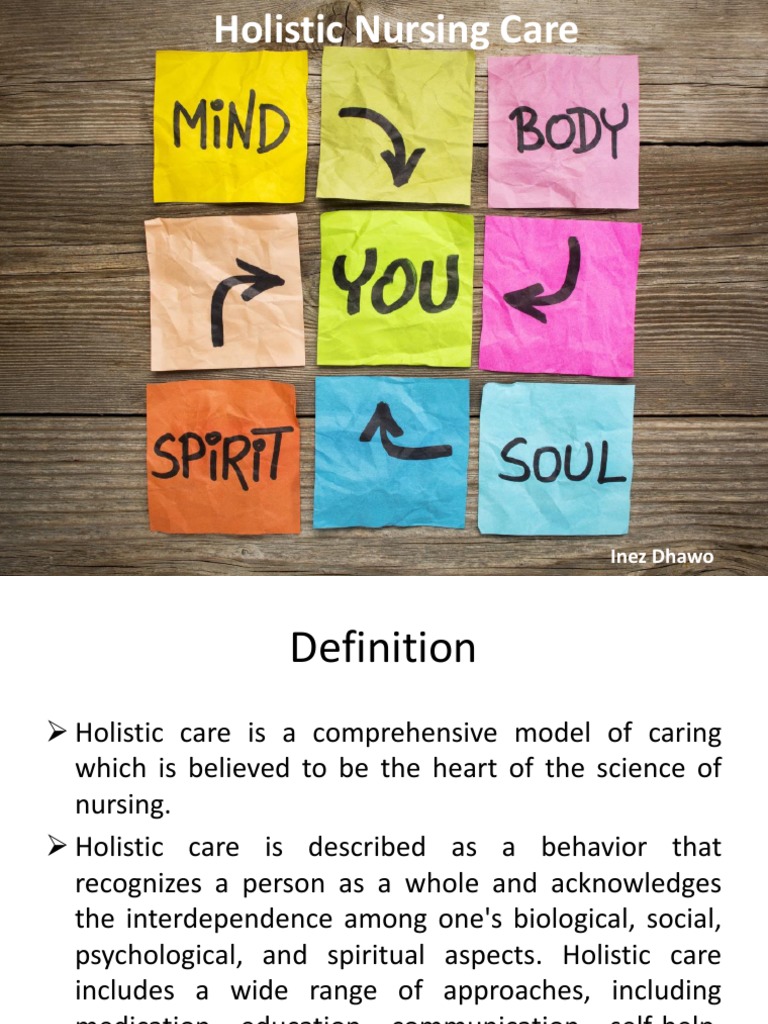 Definition of Holistic Nursing Care | PDF | Self-Improvement