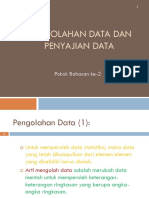 Pengolahan dan Penyajian Data Statistik