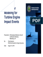 Non-Linear Modeling For Turbine Engine Impact Events