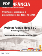 MANUAL preenchimento do SIMEC - Construção de Escolas