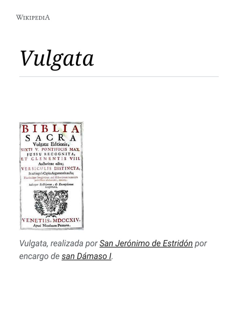 Vulgata PDF