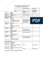 Rundown Pelatihan Kepemimpinan Dasar Fatayat NU