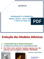 Aulas 1 e 2 - Introdução À Atomística