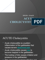 Acute Cholecystitis: BSN208 - Group29