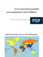 Lecture 5-Introduction To Economic Growth Unemployment and Inflation - 2017