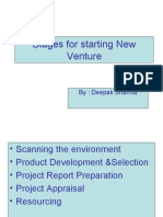Stages For Starting New Venture