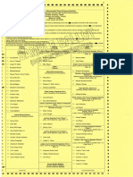 2020 Austin County, Texas Democrat Primary Sample Ballots