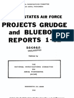 Projects GRUDGE and BLUEBOOK - Reports 1 - 12