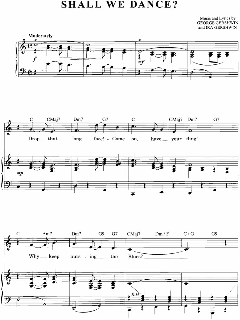 Crazy For YouShall We DanceSheetMusicDownload PDF PDF