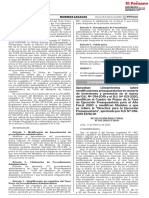 Lineamientos Sobre Modificaciones Presupuestarias en Materia de Inversiones y Proyectos en El Marco Del Decreto de Urgencia Nº 014-2019, Decreto de Urgencia Que Aprueba El Presupuesto Del Sector Público Para El Año Fiscal 2020