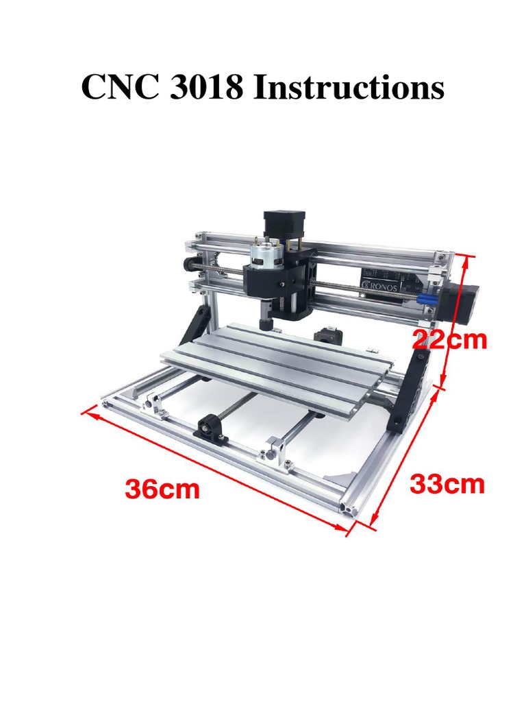CNC 3018 Instructions PDF