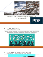 Aula 01 - Elementos Sistemas de Comunicação