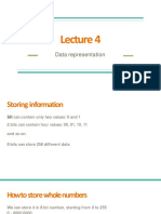 Lecture 4 - Data Representation