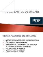 Transplantul de Organe