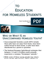 Access to Higher Education For Homeless Students - Michigan