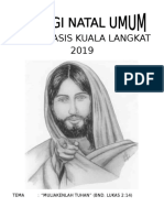 Liturgi Natal Klasis Kuala Langkat 2019