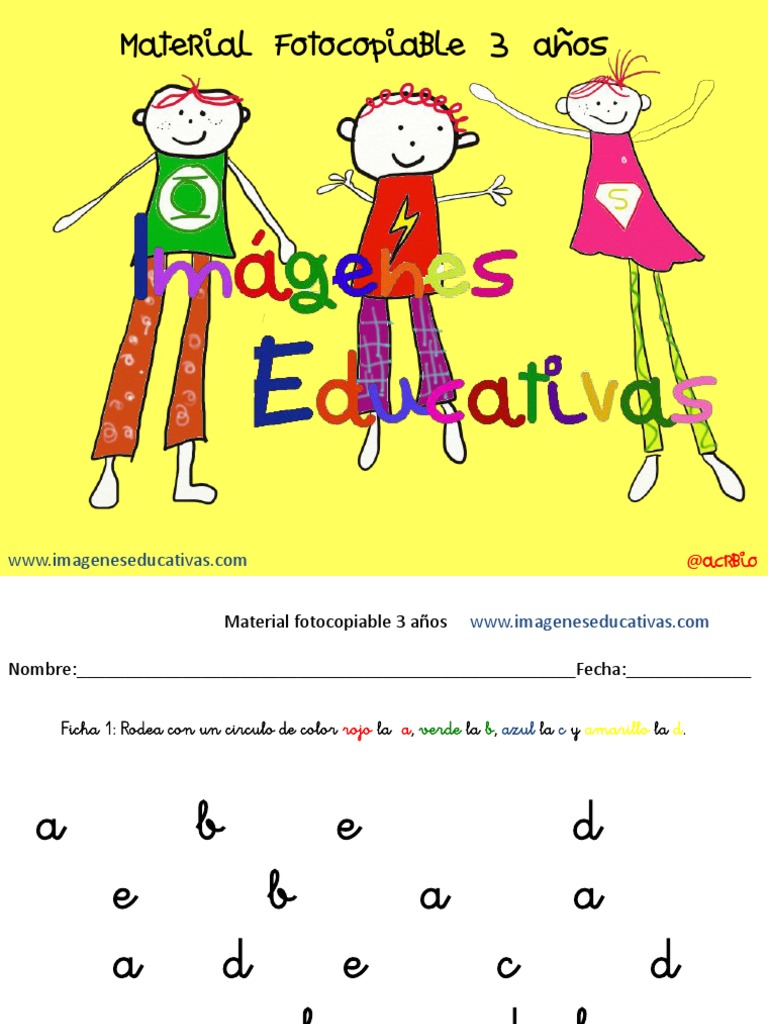 Actividades Preescolares para 3 Años | PDF | Hogar, jardinería y ...