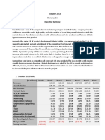 New Balance Sneakers 2013 vs Persistence Project Analysis