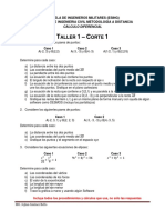 Taller 1 - Corte 1 - CálculoDiferencial2020