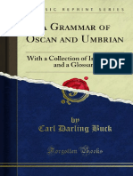 Grammar of Oscan and Umbrian 