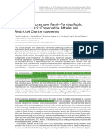 Narrative Disputes Over Family-Farming Public Policies in Brazil: Conservative Attacks and Restricted Countermovements