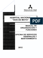 MOF of Servicios Generales 2012