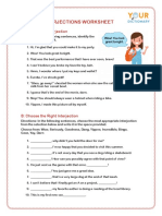 315 Interjections-Worksheet