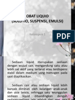 Obat Liquid (Solutio, Suspensi, Emulsi