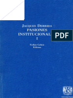 Derrida Jacques - Pasiones Institucionales Vol I.pdf