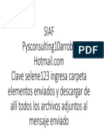 Clave Siaf Modulo Adinistracion Liquidacion de Obras