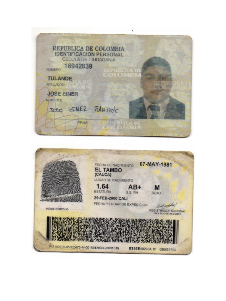 Cedula PDF | PDF