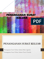 Penanganan Surat Keluar Sistem Buku Agenda