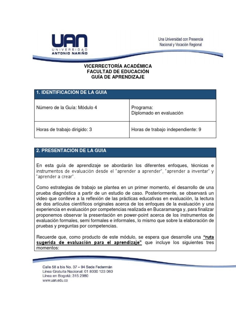 Guia Modulo 4 PDF | PDF | Crecimiento personal y profesional