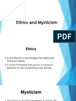 Ethics and Mysticism