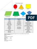 Shapes of 2D and 3D Geometric Figures