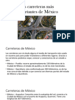 Las Carreteras Más Importantes de México