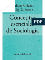 Conceptos Esenciales de Sociología - Anthony Giddens PDF