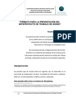 UD-MET-FORMATO-GUÍA-Presentación de Anteproyectos-I-2017 PDF