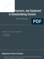 CEMENT MANUFACTURE Industrial Processes Reporting Ornieta K.S