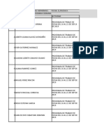 Cronogrma Informe de Tecnicos