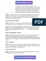 Teachers Day Anchoring Script in English PDF-1 PDF | PDF