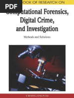 Handbook of Research On Chang Tsun Li Chang Tsun Li Handbook of Research On Computational Forensics Digital Crime and Investigation Methods A PDF